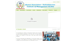 Desktop Screenshot of alumni.simsblr.ac.in