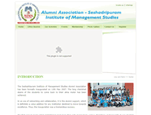 Tablet Screenshot of alumni.simsblr.ac.in